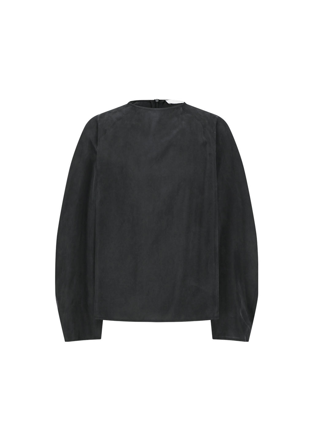 men's raglan cupro top, charcoal