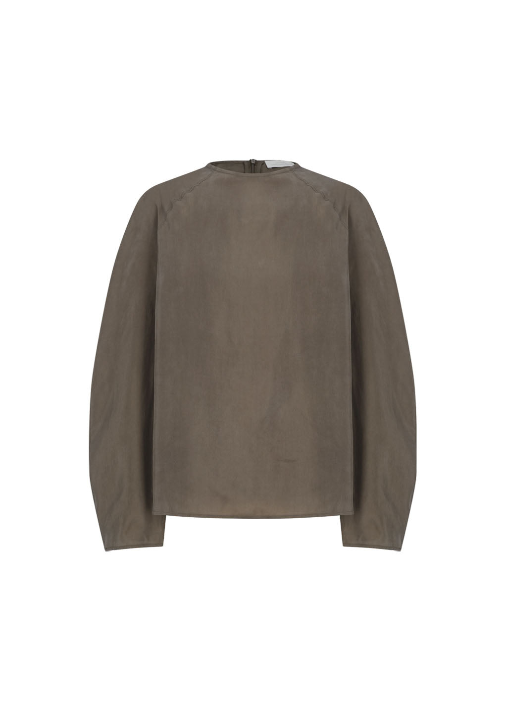 men's raglan cupro top, khaki