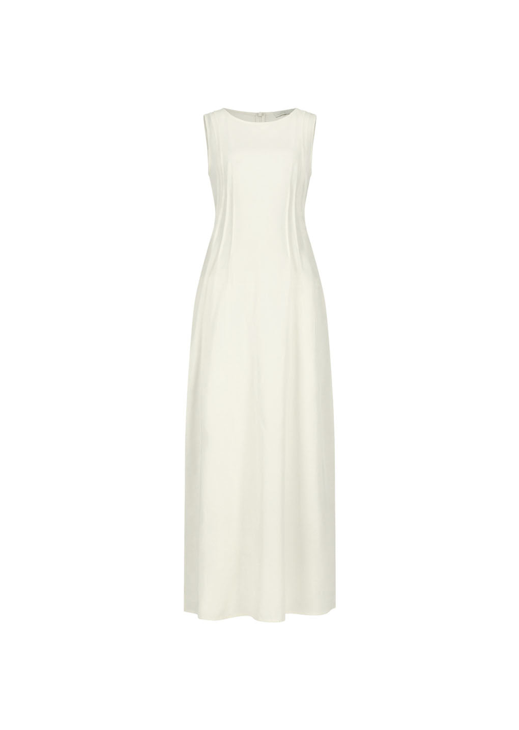 pintuck dress, ivory