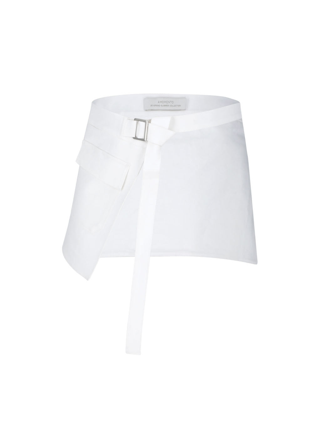 pocket apron, white