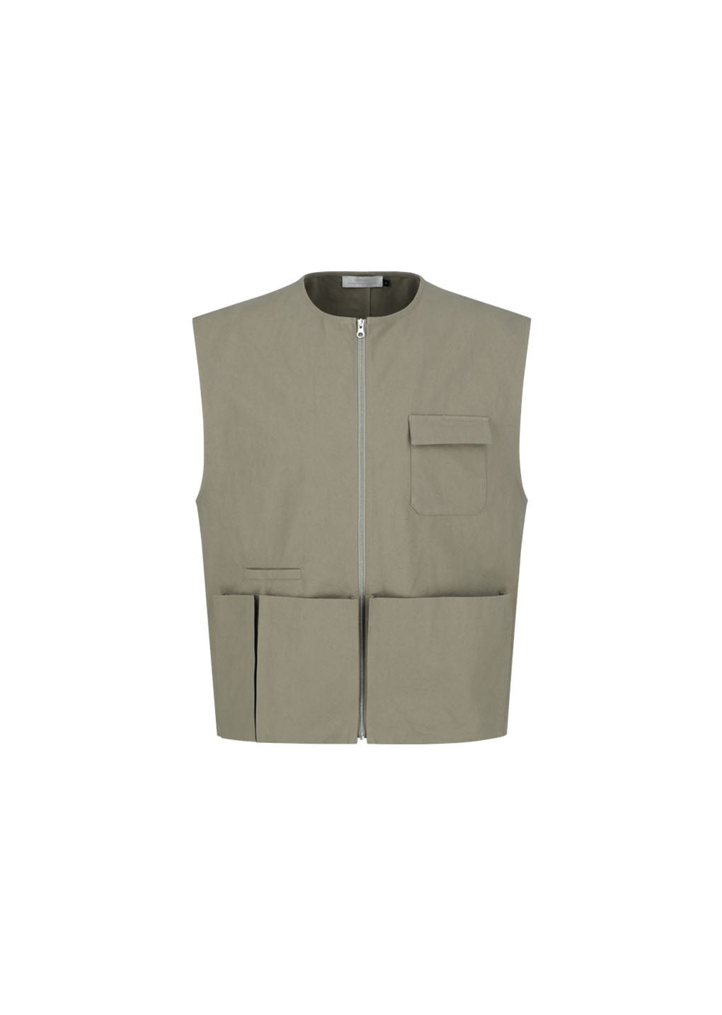 pocket vest, khaki