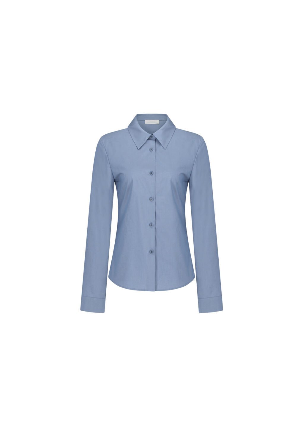 slim shirt, blue