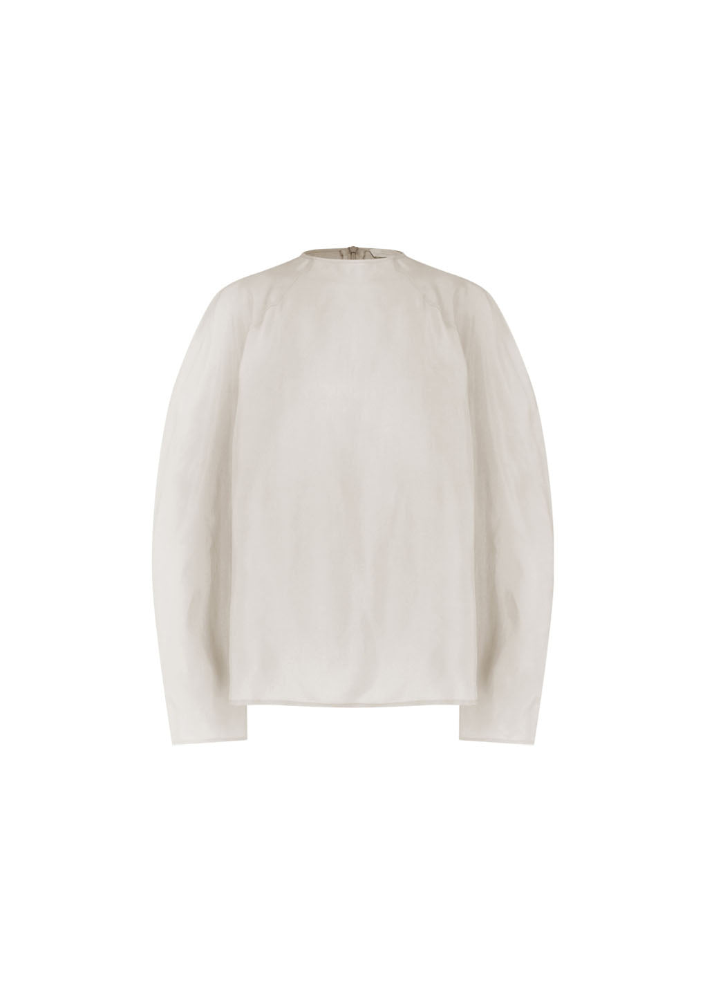 women's raglan cupro top, beige