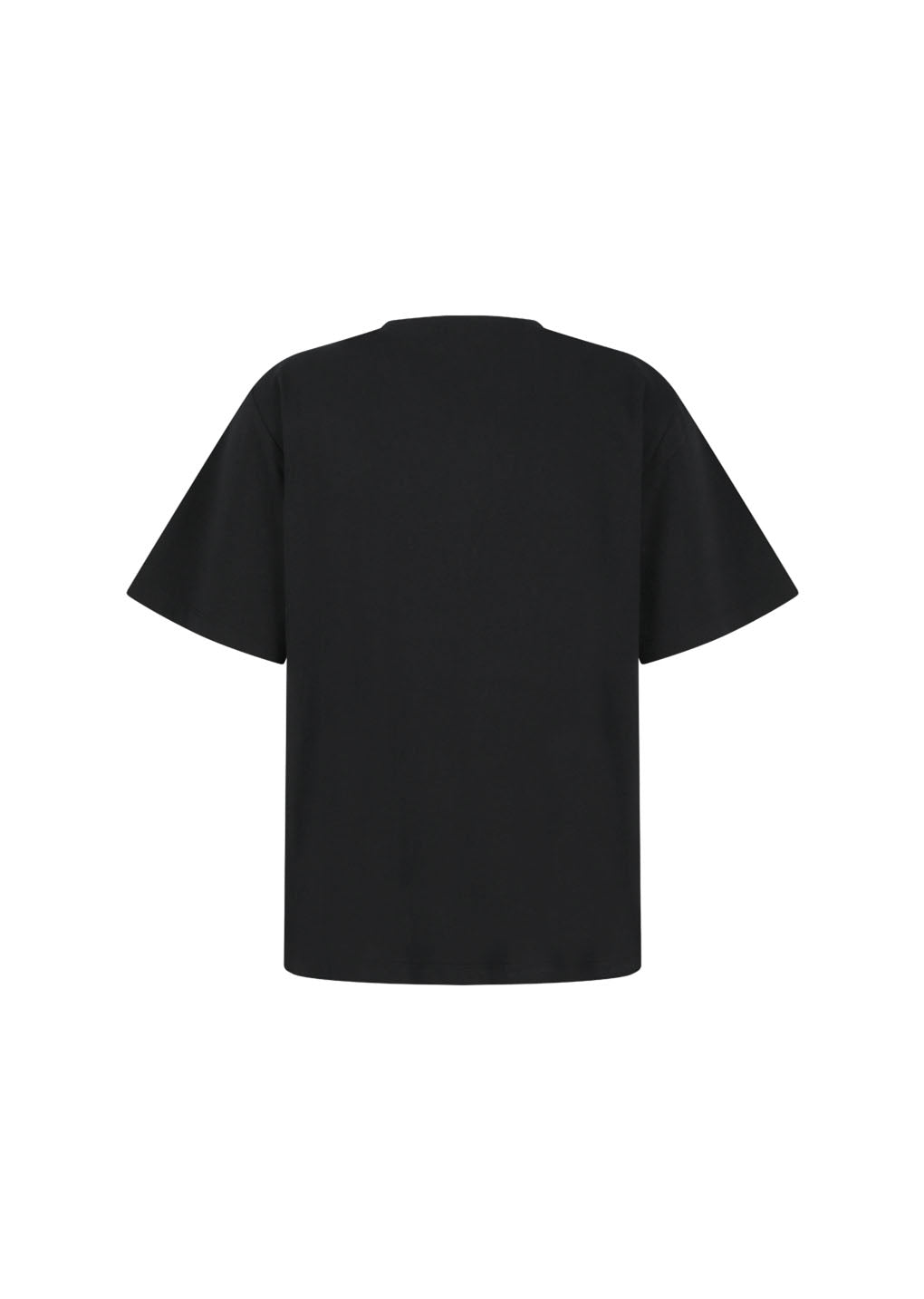 boat neck t-shirt, black