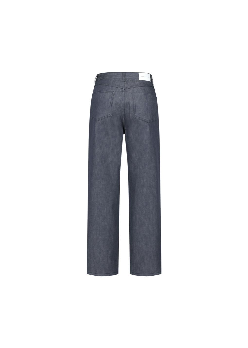 colored straight fit denim, blue