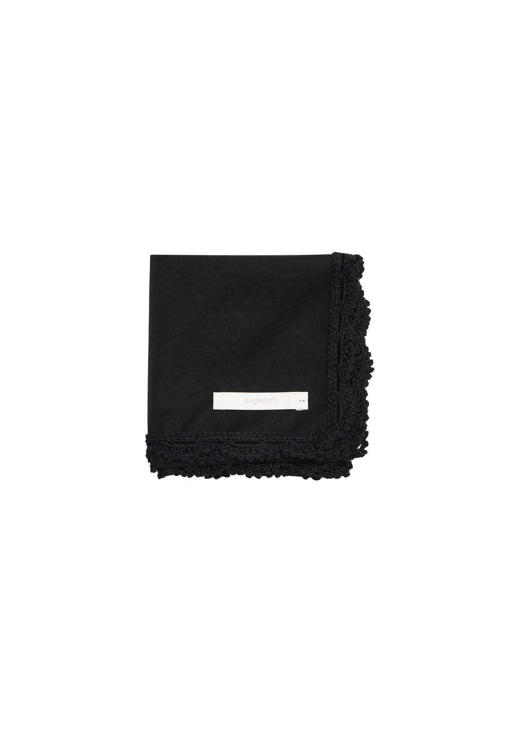 lace scarf, black