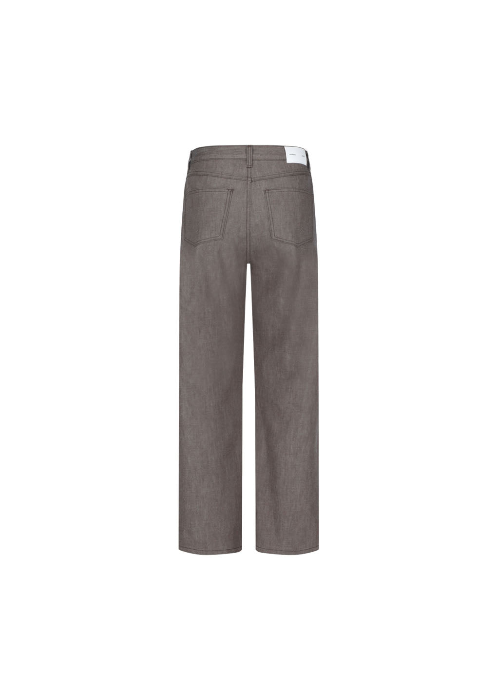 men's colored straight fit denim, brown