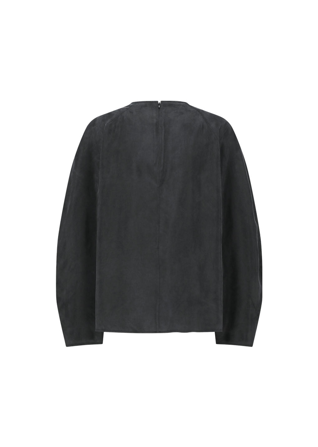 men's raglan cupro top, charcoal