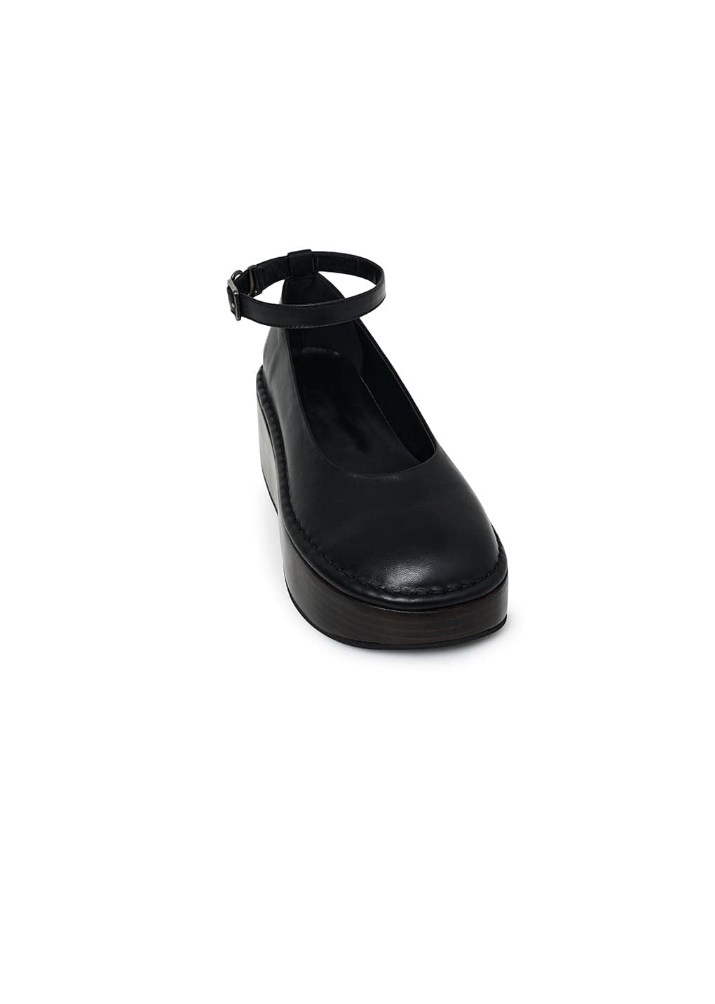 platform flats, black