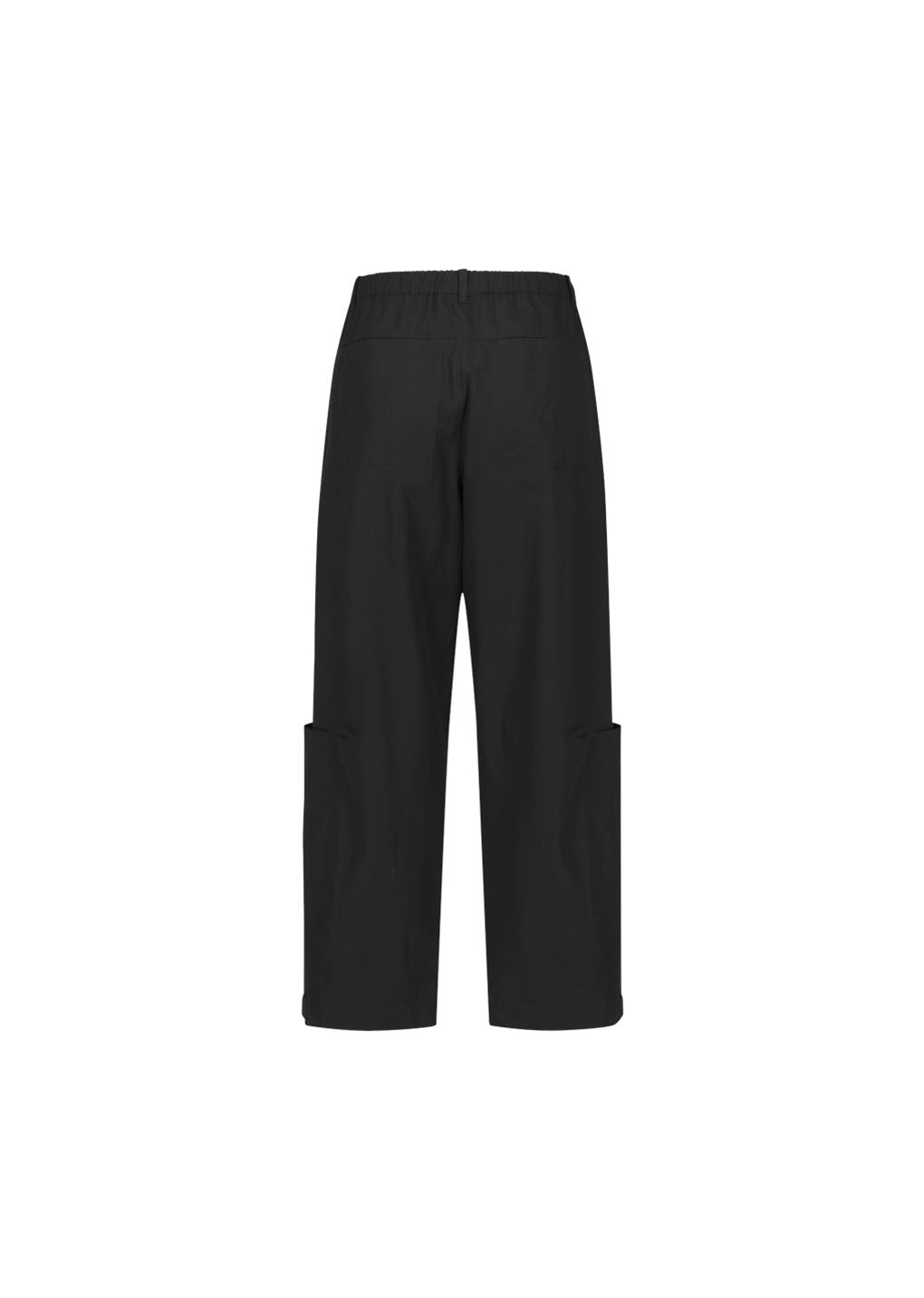 pocket banding pants, black