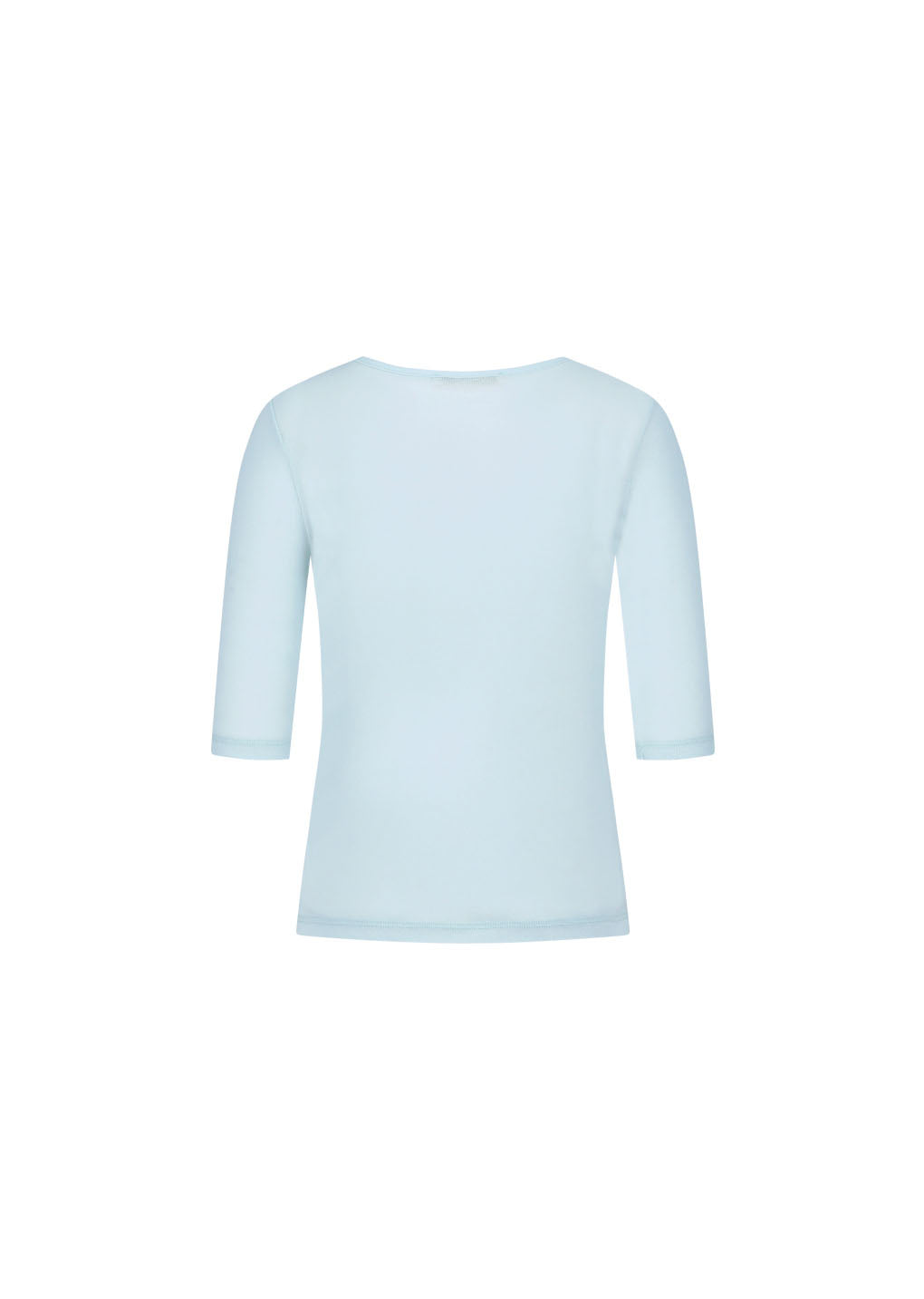 round short sleeve t-shirt, light blue
