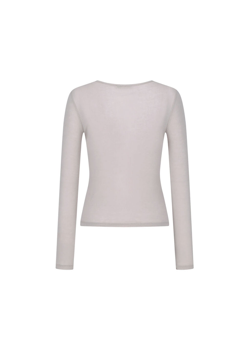round t-shirt, beige