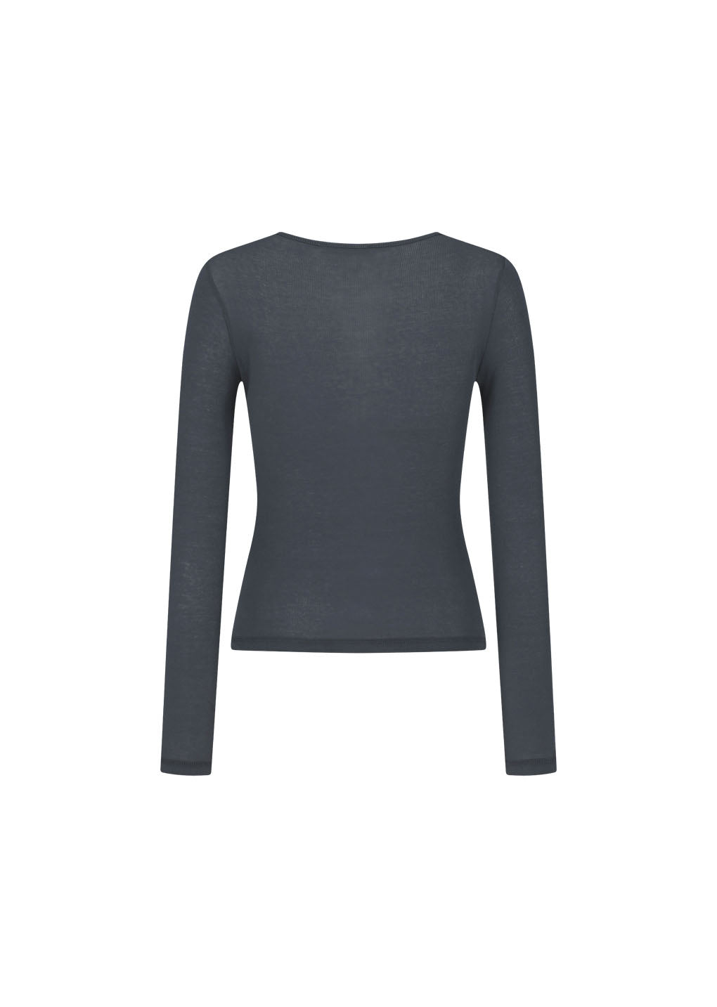 round t-shirt, charcoal