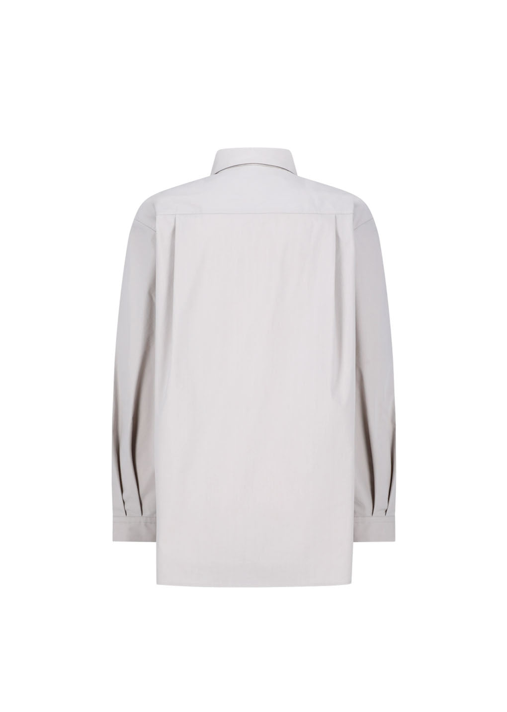 square pocket oversized shirt, beige