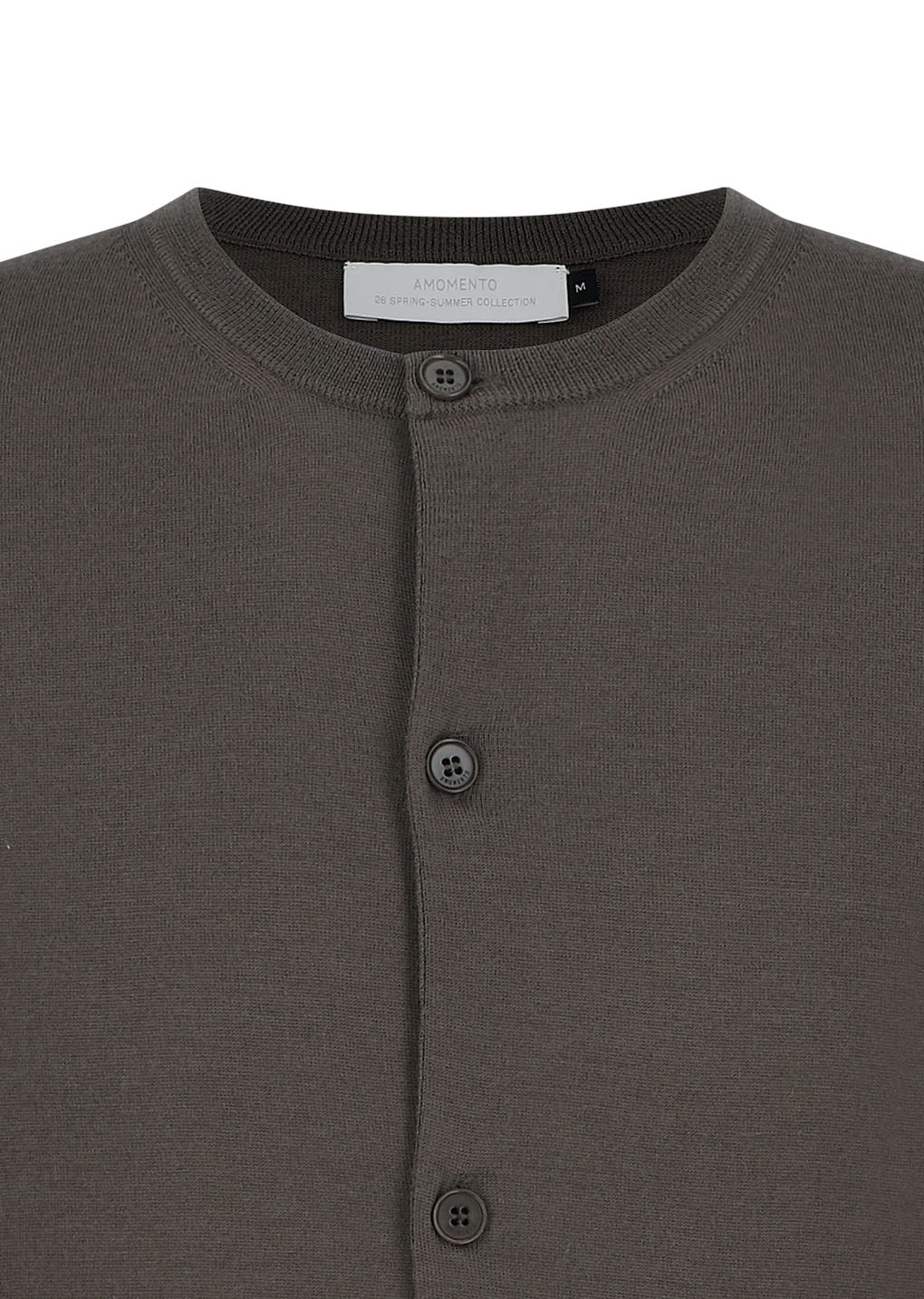 men's wool cardigan, brown