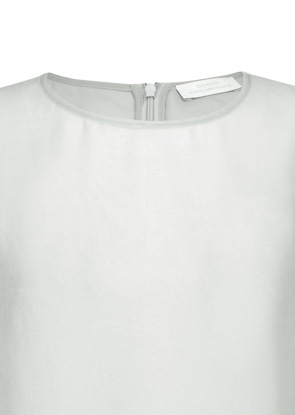 ワンピース amomento Pleated Sleeveless Dress, Grey AMOMENTO US