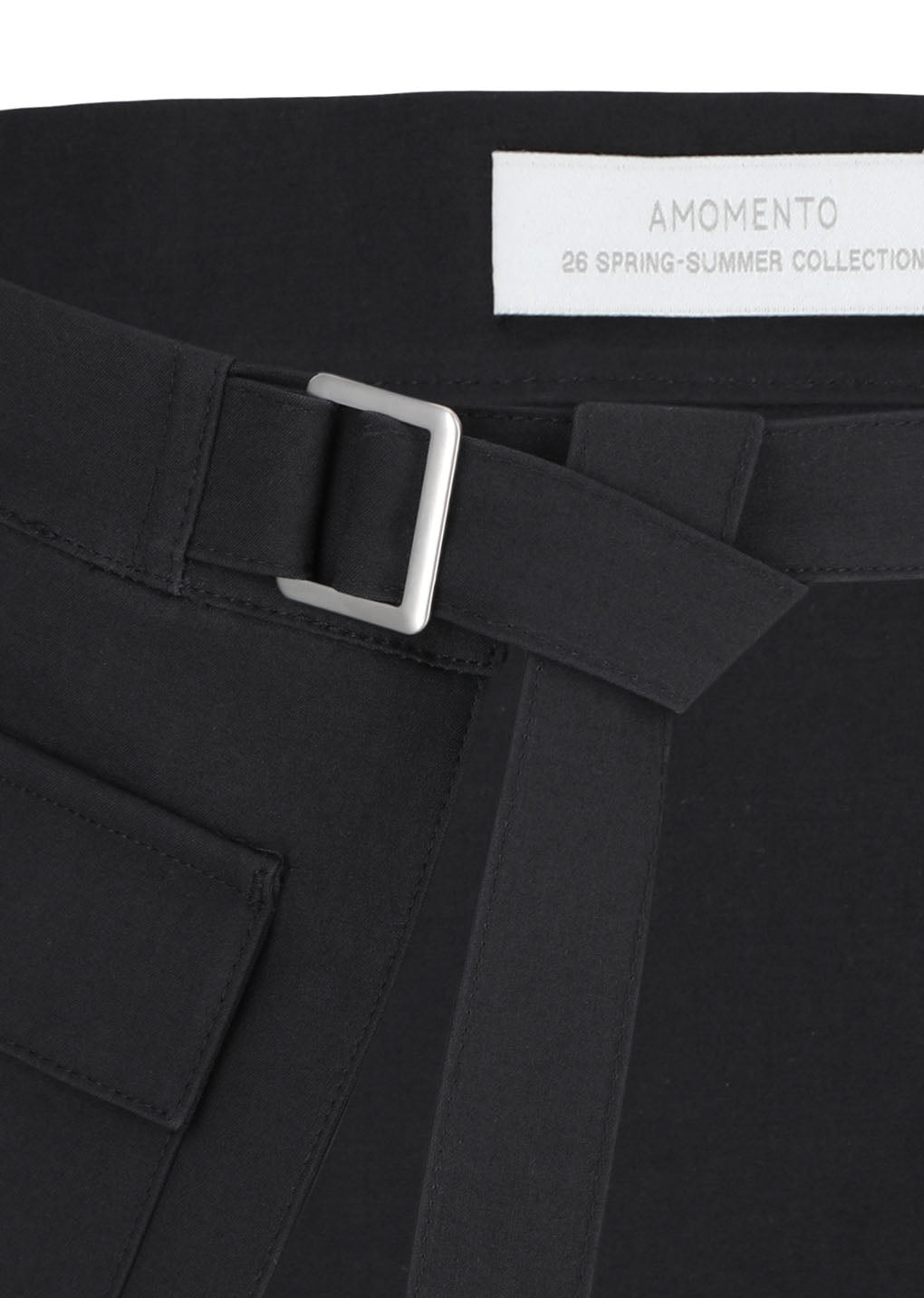 pocket apron, charcoal