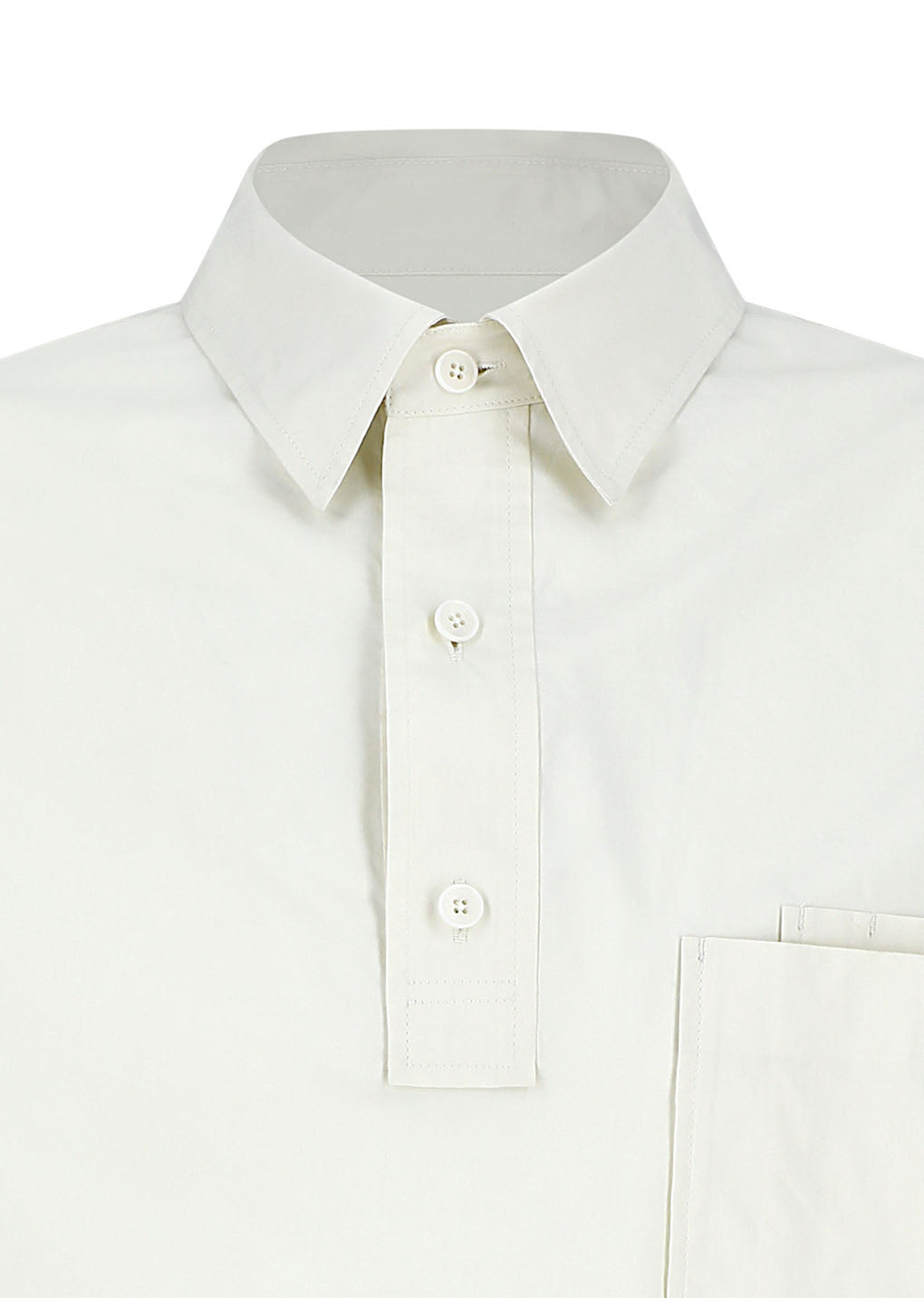 pocket pullover, ivory