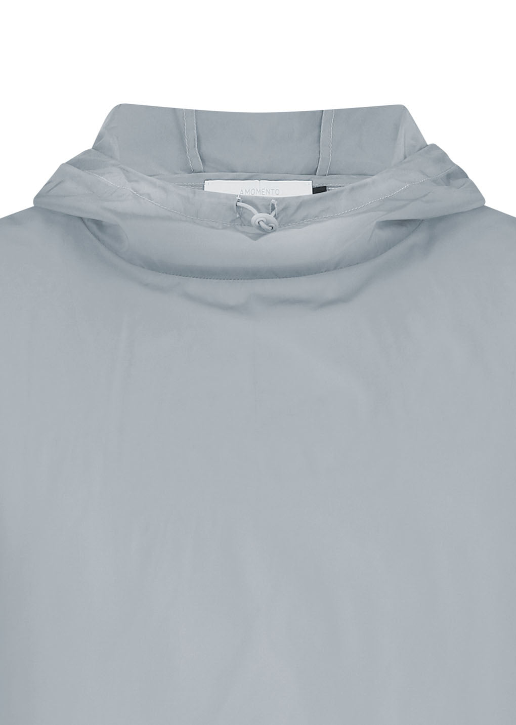 sheer hoodie anorak, grey