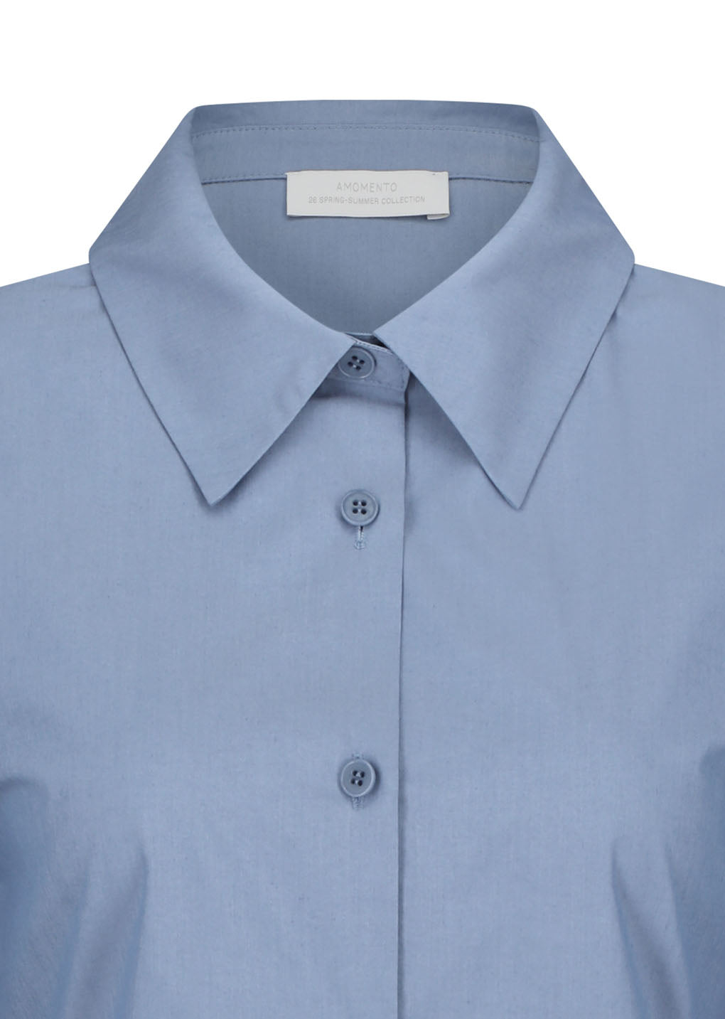 slim shirt, blue