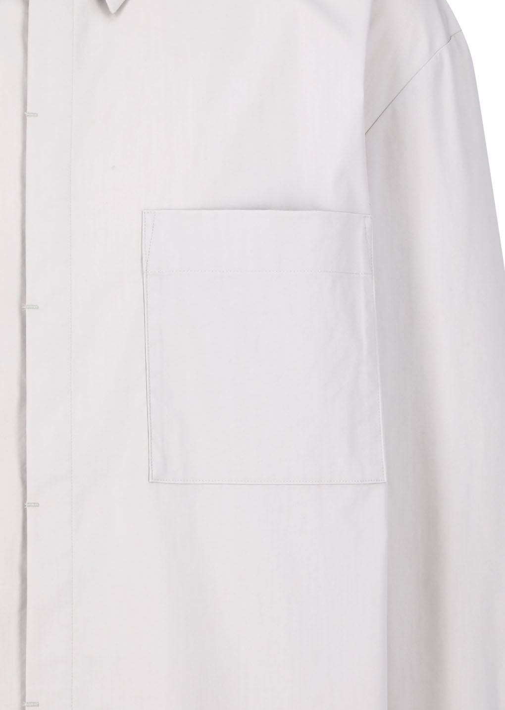 square pocket oversized shirt, beige