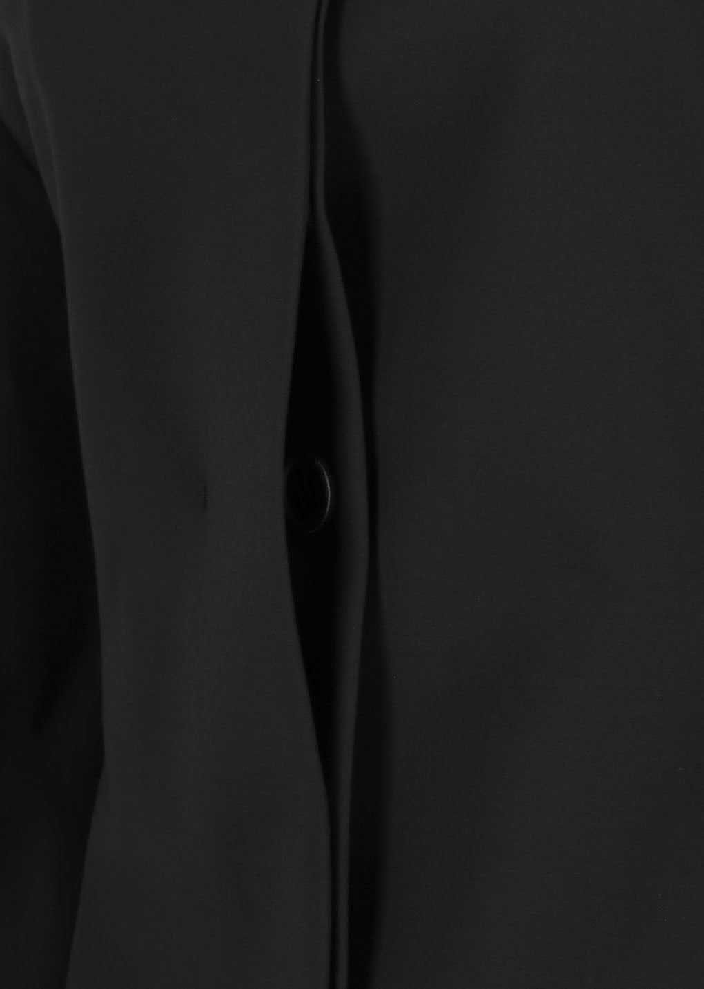 curved silhouette jacket, black