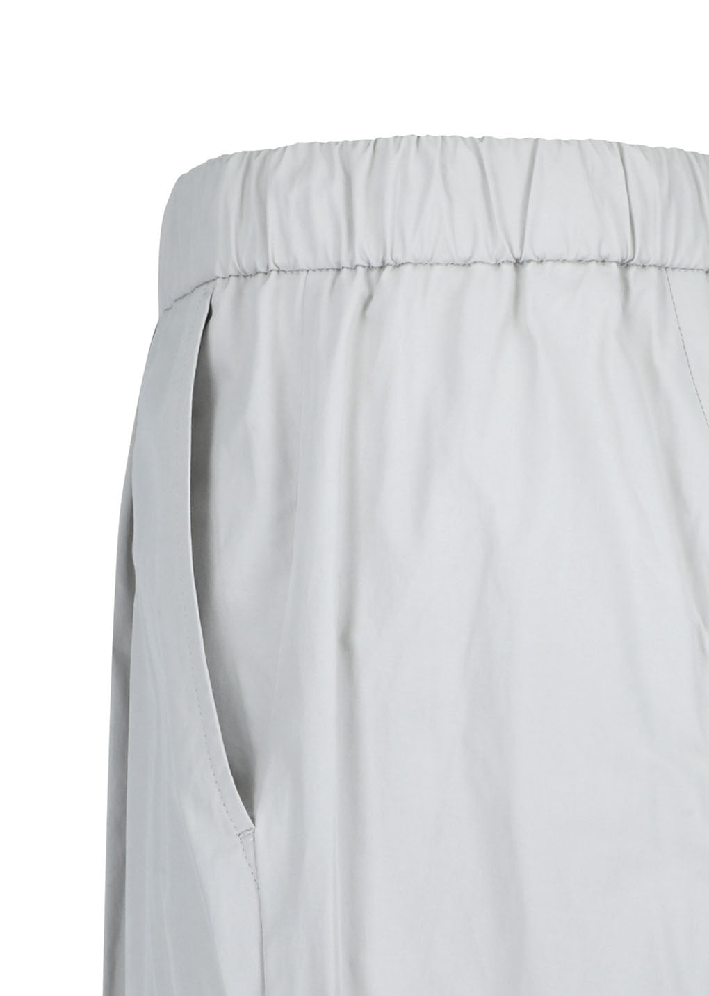 drawstring pants, grey