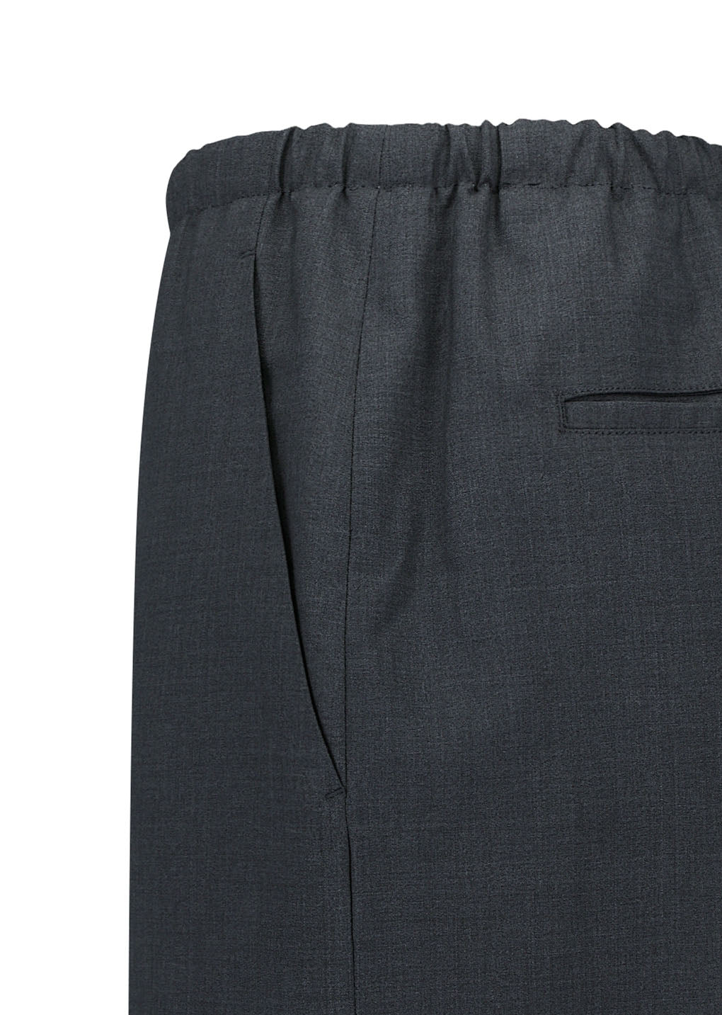 men's wool capri pants, charcoal