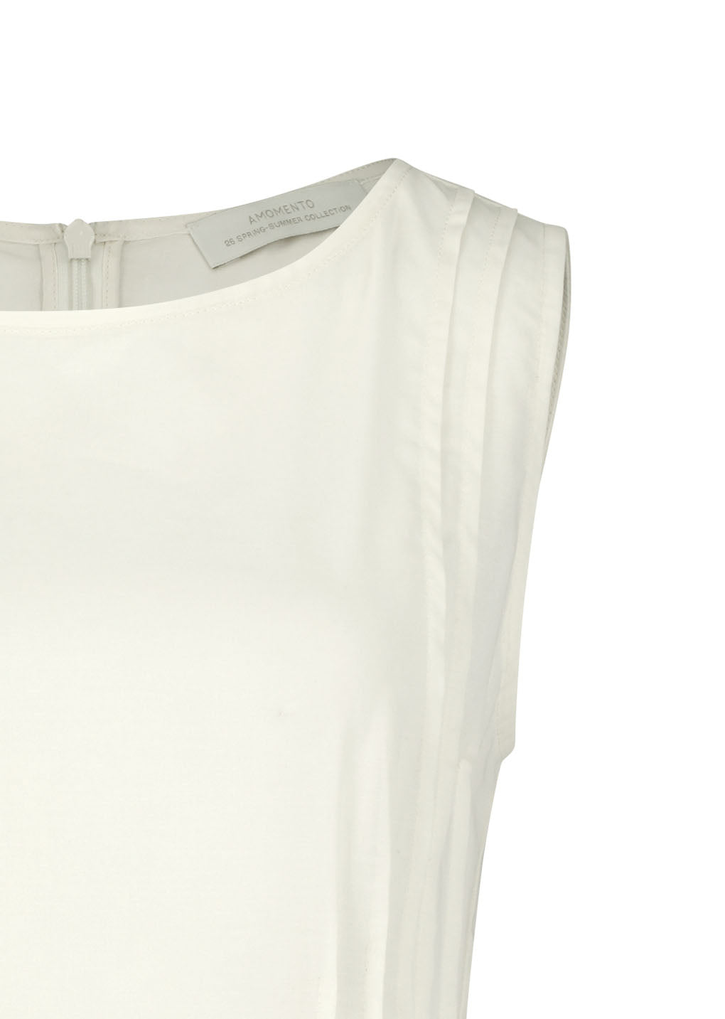 pintuck dress, ivory