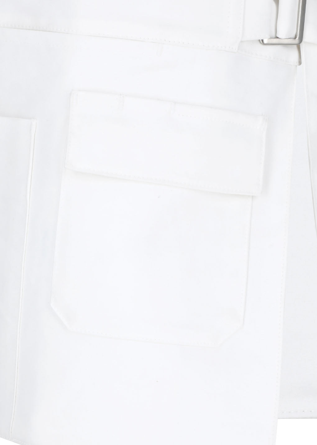 pocket apron, white