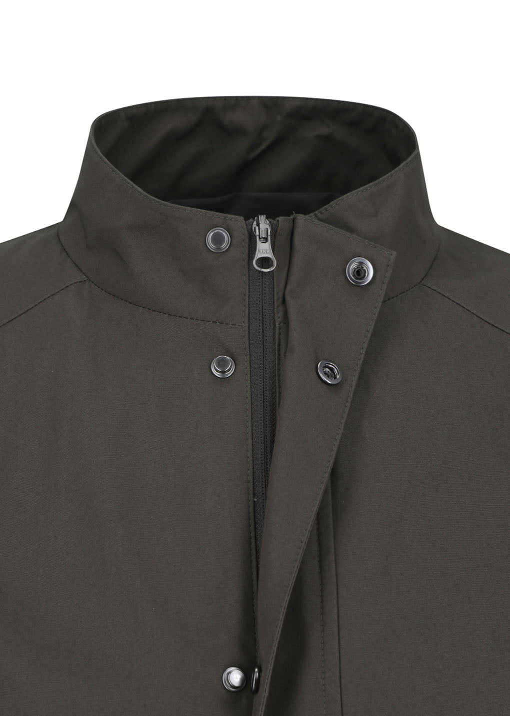 raglan cotton zip jumper, khaki