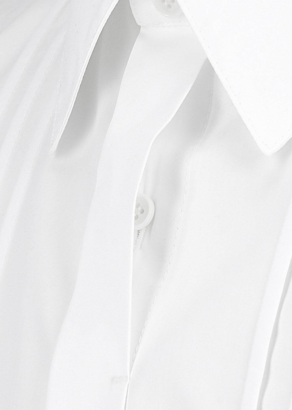 pleated shirt, white