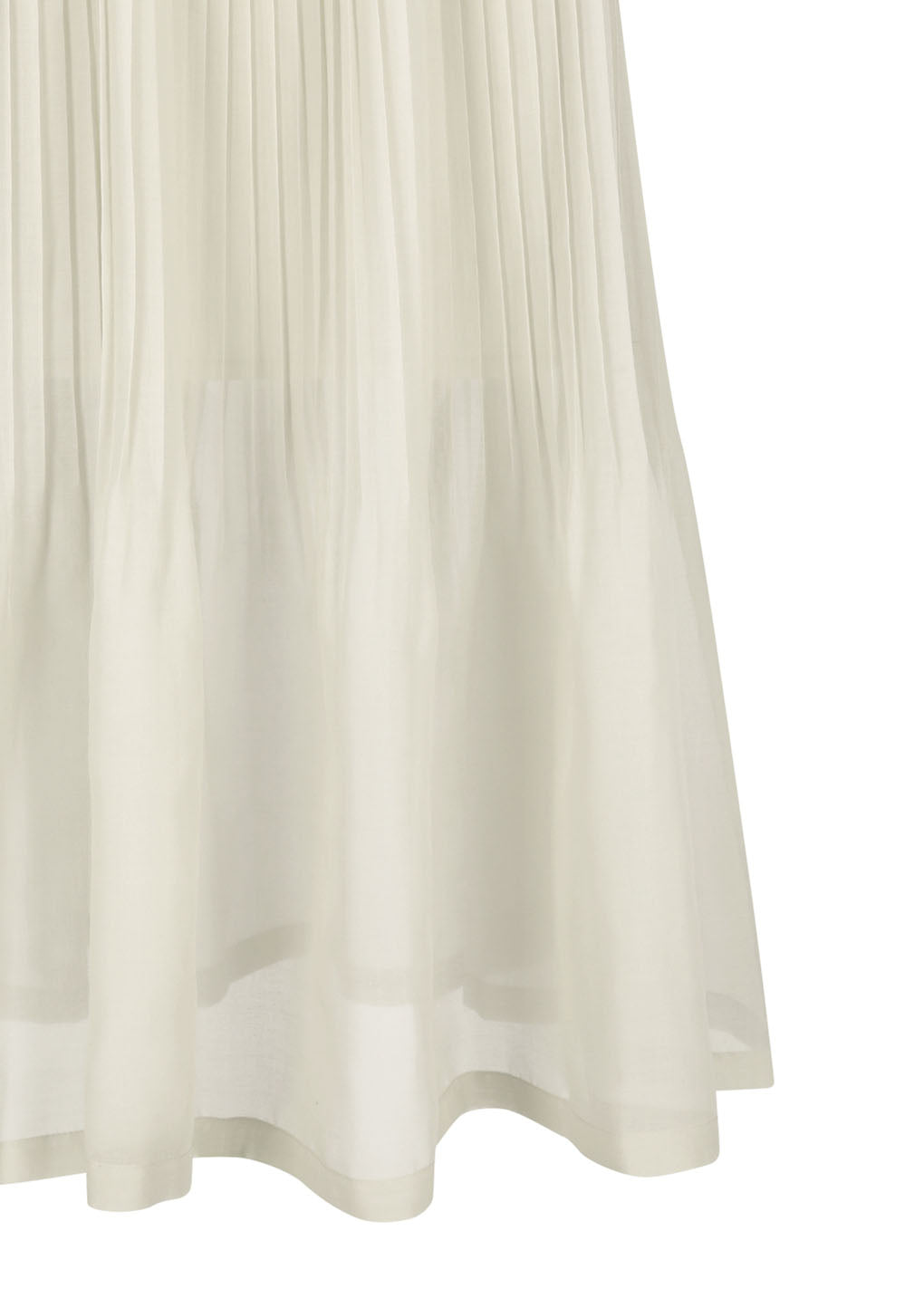 pleated sleeveless dress, beige