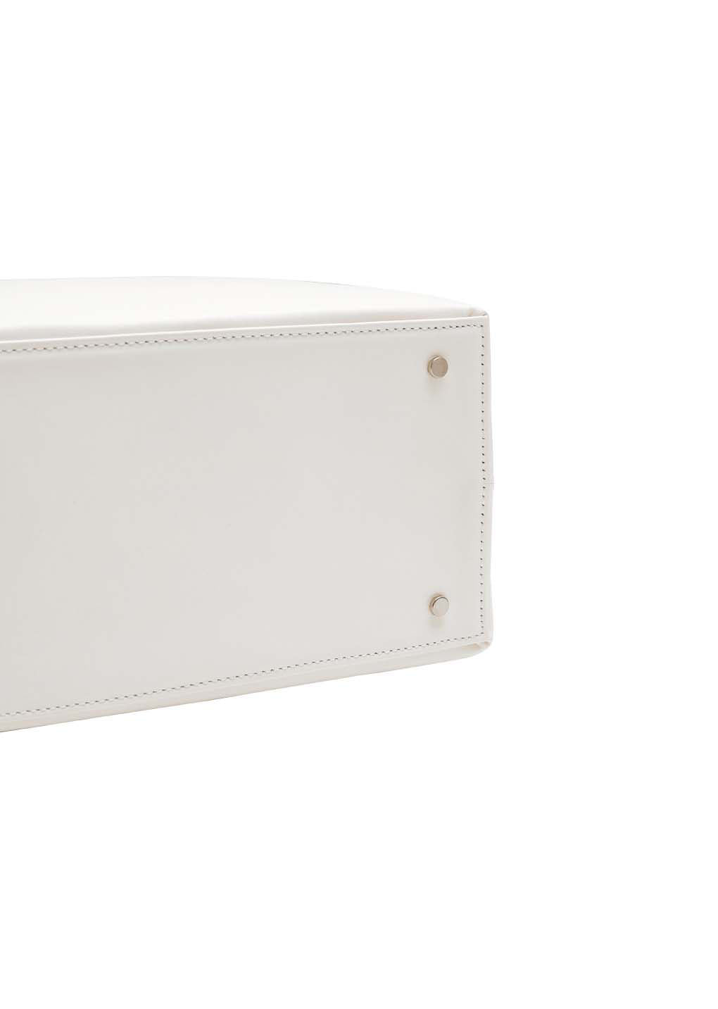 small cubo bag, white