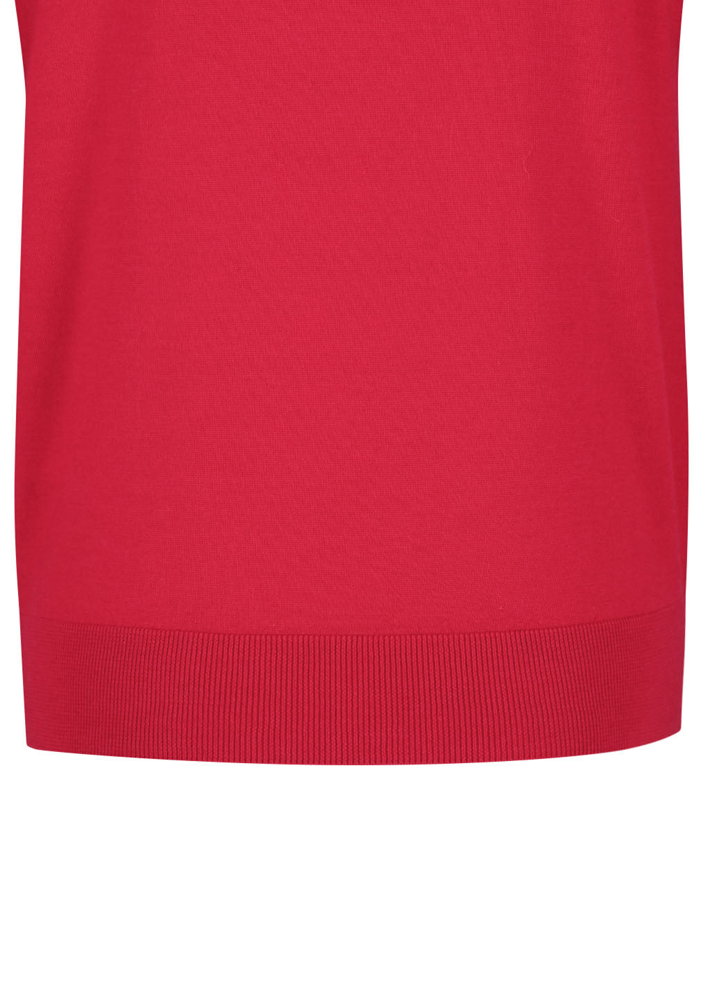 wool collar knit, red