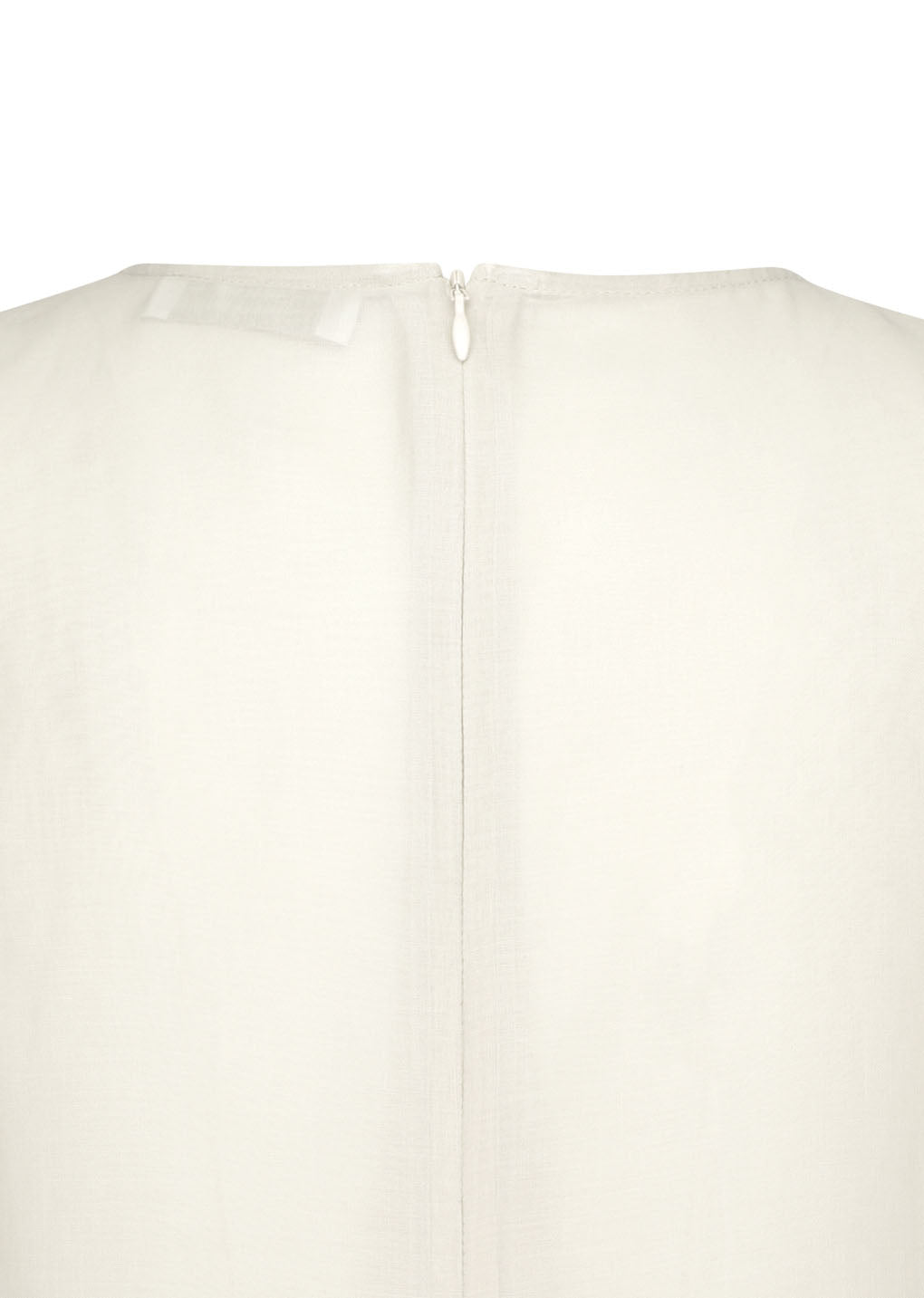 pleated sleeveless dress, beige