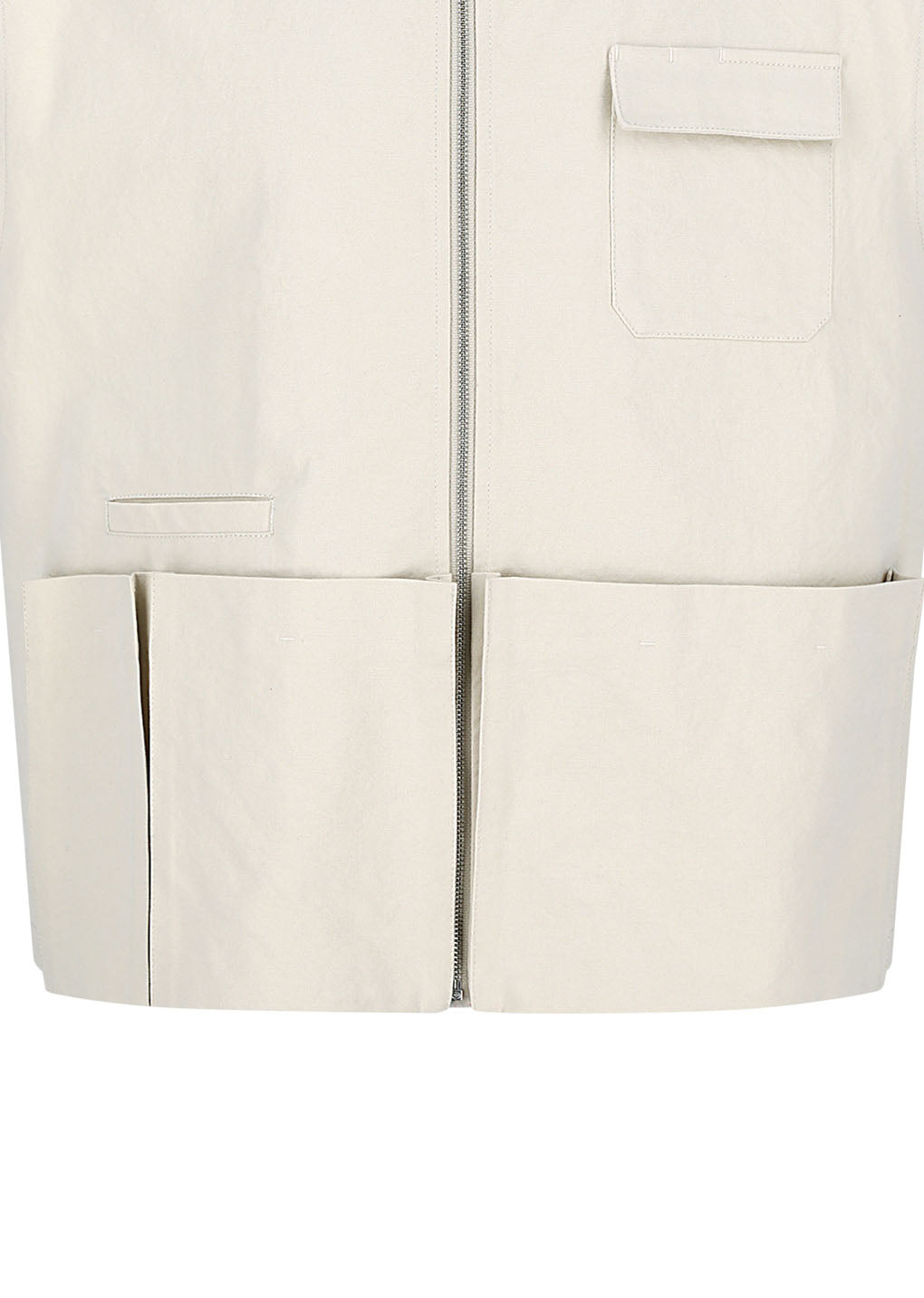 pocket vest, beige