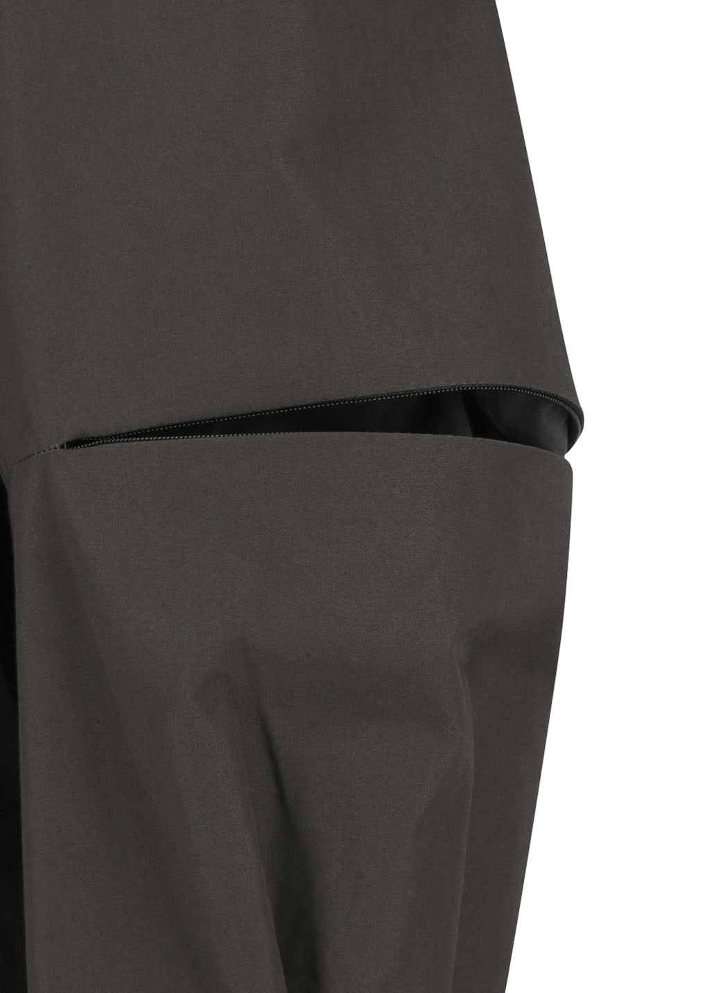 raglan cotton zip jumper, khaki