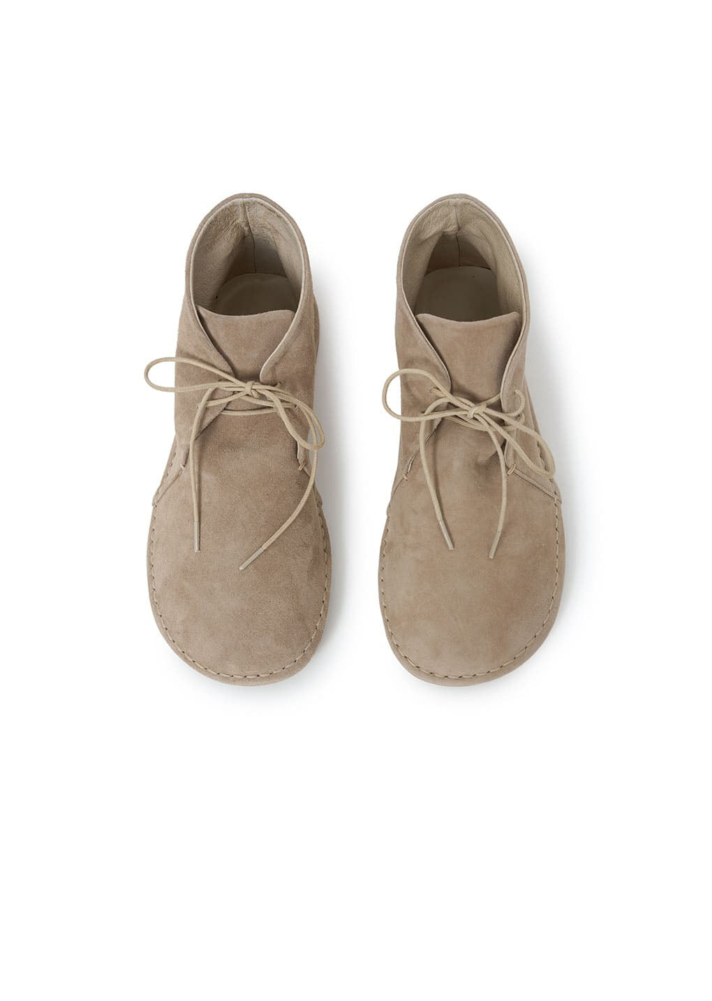women's desert boots, beige