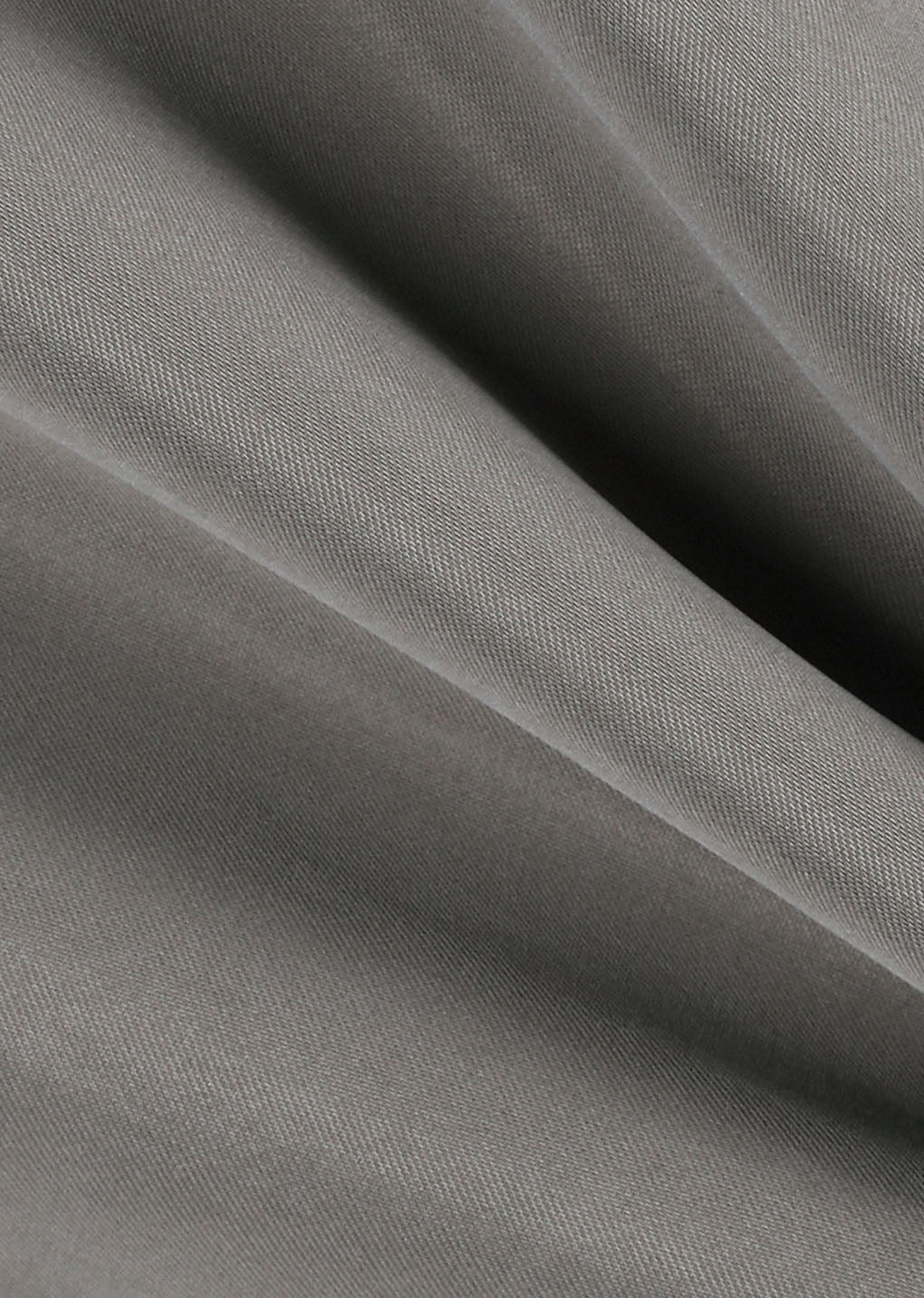 cupro hood zip up jumper, grey