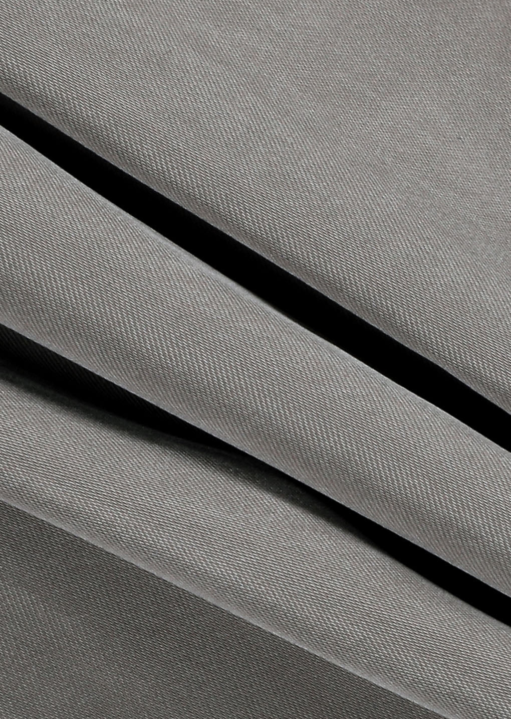 men's cupro two tuck wide pants, grey