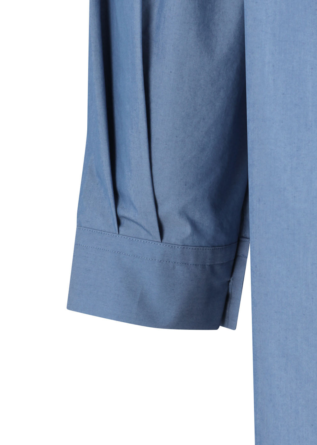 square pocket oversized shirt, blue