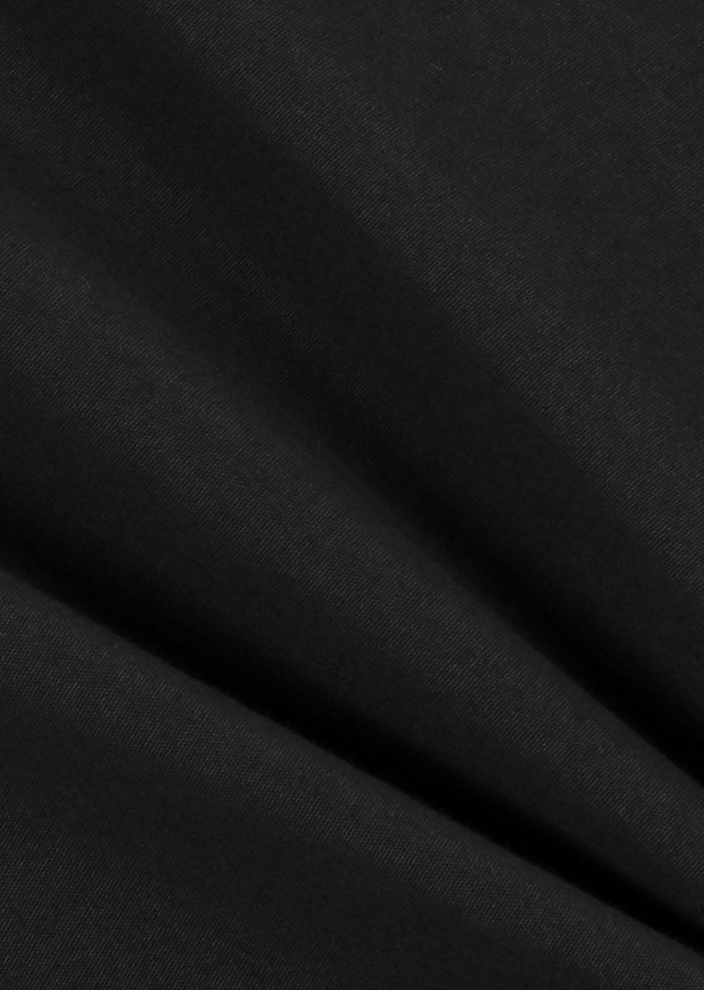 raglan cotton zip jumper, black