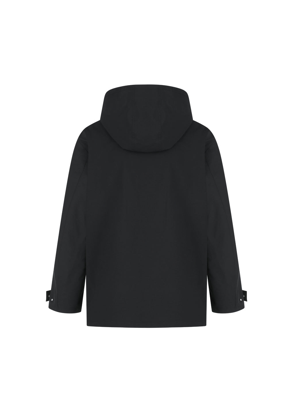 detachable hood shirts, black