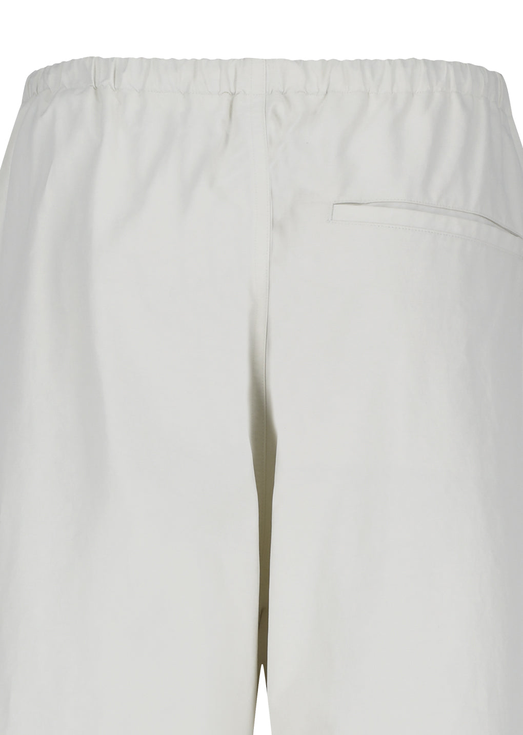 drawstring wide fatigue pants, ecru