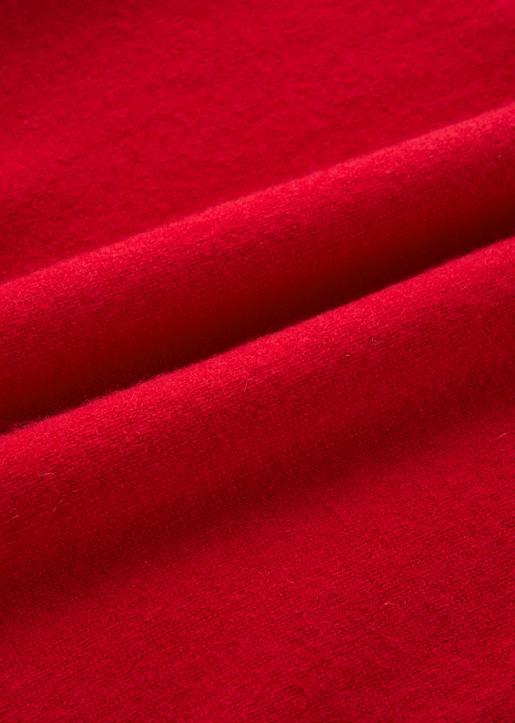 cashmere button up u-neck vest, red