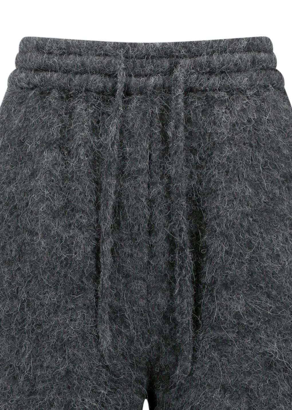 alpaca banding pants, charcoal