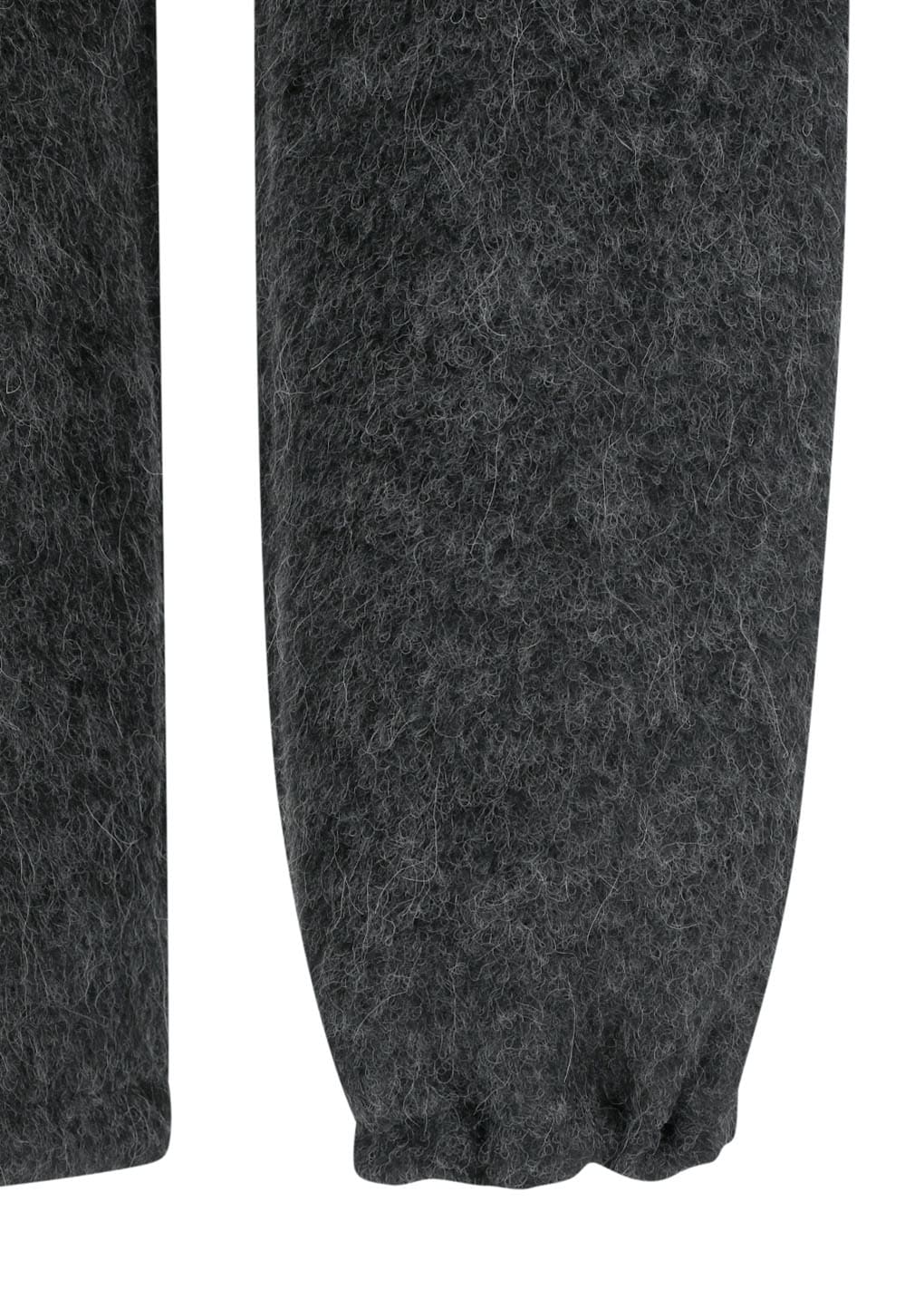 alpaca banding pants, charcoal