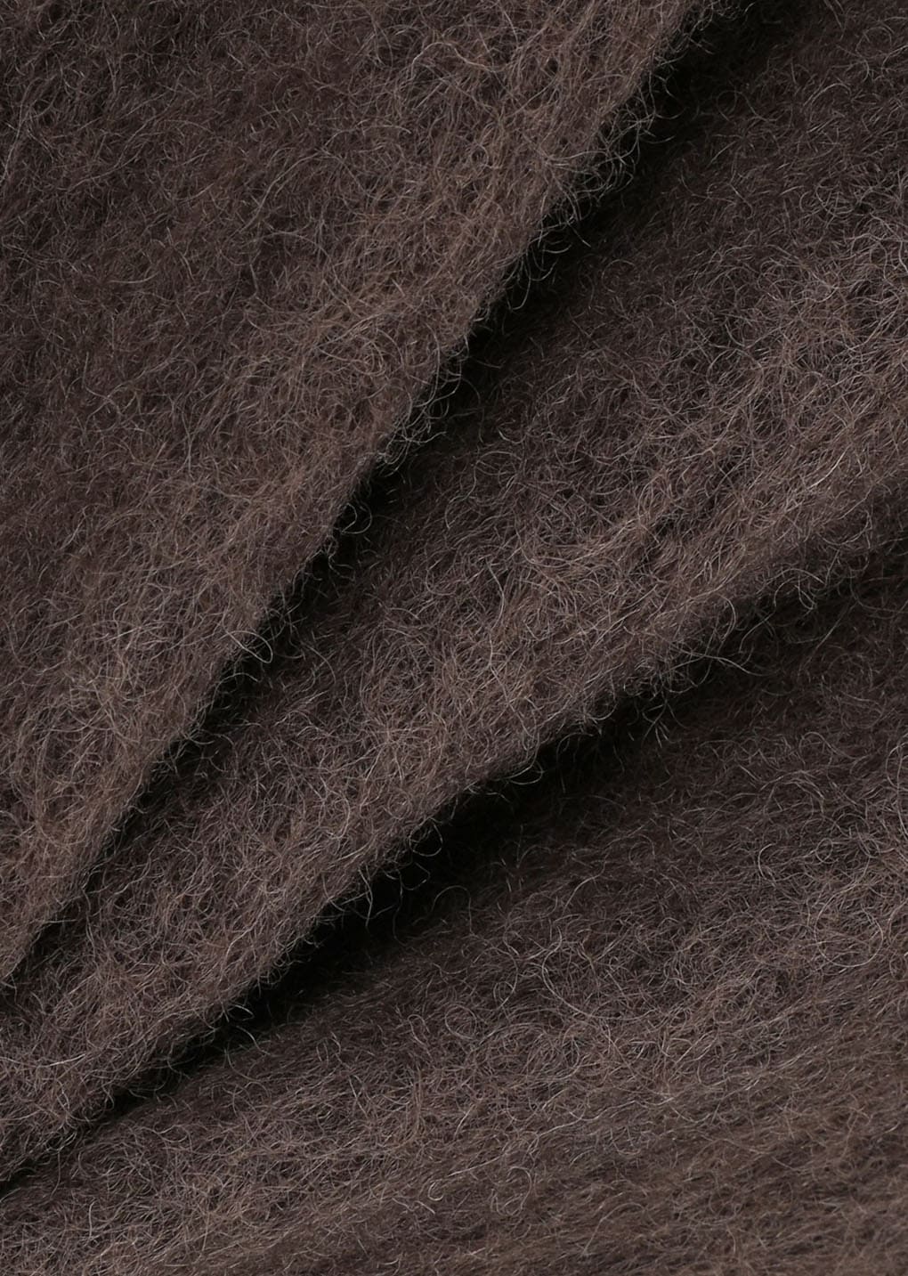 alpaca raglan coat, brown