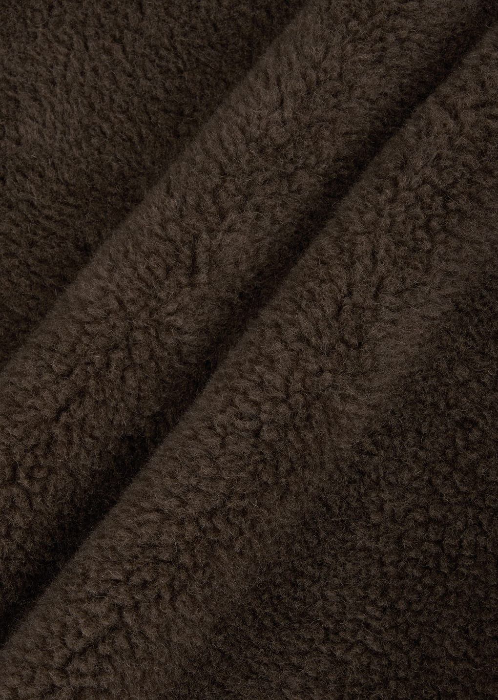 cotton reversible shearling jumper, black